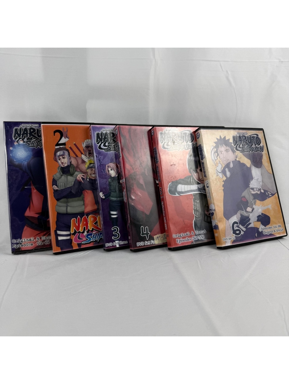 Naruto Shippuden DVD Set Complete Lot Sets 1-6 Episodes 01-396